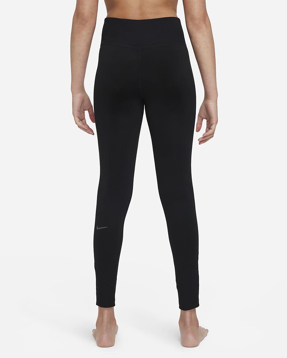 Nike Yoga Dri FIT Older Kids Girls Leggings. Nike ID